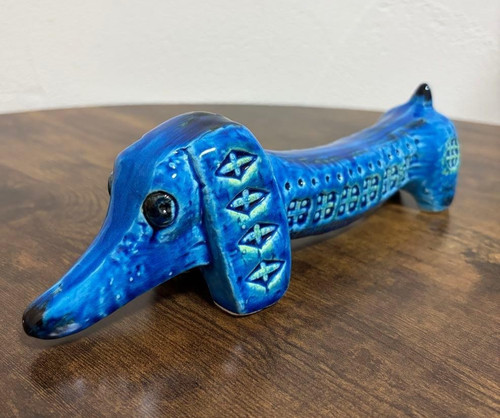 Bitossi hound dog ceramic - bitossi,