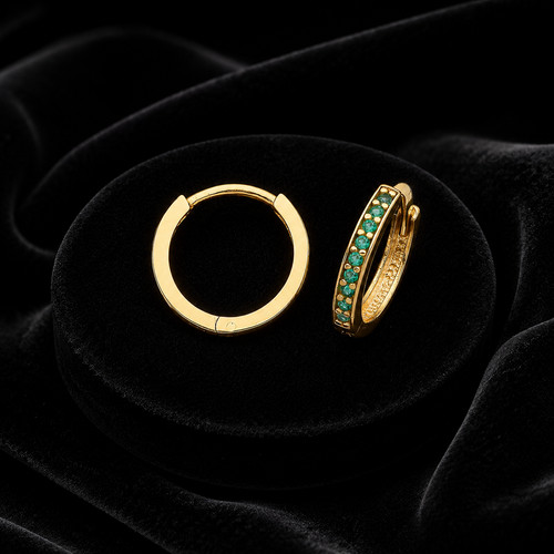 9ct yellow gold - yellow, hoop