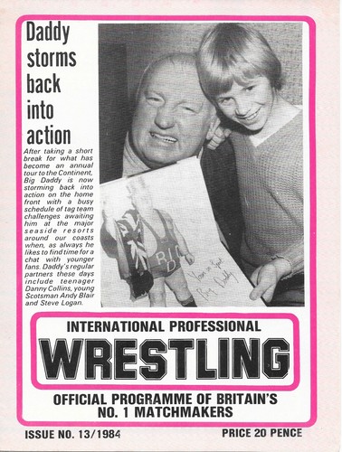 Wrestling programme 13 1984 - programme, #13