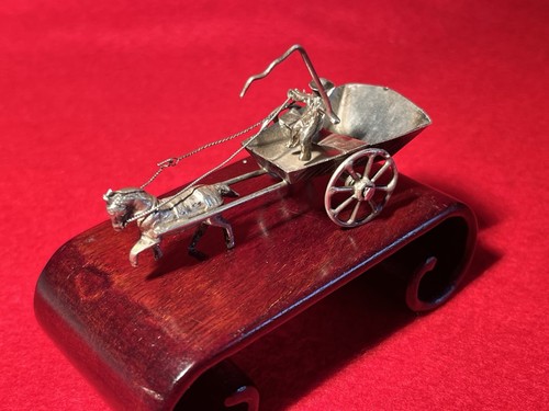 Vintage silver miniature horse - vintage,