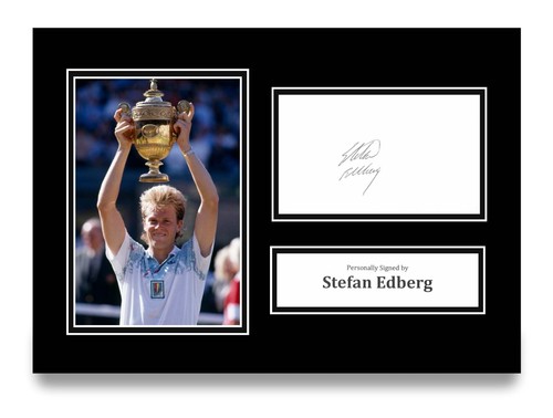 Stefan edberg signed photo - edberg,