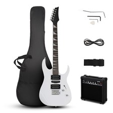 Glarry 170 Electric Guitar Novice 24 Fret 6 String 20W Amp 5 Pick-Up Tremo Bridg