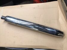 Classic British Motorcycle Exhaust Chrome Project Cafe Racer 4T Triumph BSA 34mm