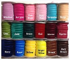 New 10mm Velvet Ribbon-Christmas craft - Sewing-Dressmaking-Gift wrap-26 colours