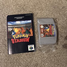 Pokemon Stadium Nintendo 64 N64 - No Box. Good Condition Manual