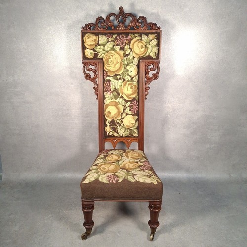 Antique victorian prie dieu - prie,
