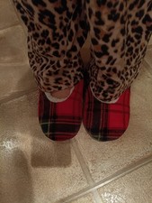 Tartan womans slippers very