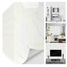 40X Self-Adhesive Marble Wall Tile Sticker PVC Cladding Sticker Kitchen Bathroom