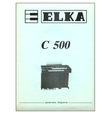 Elka 500 service manual - elka, c-500
