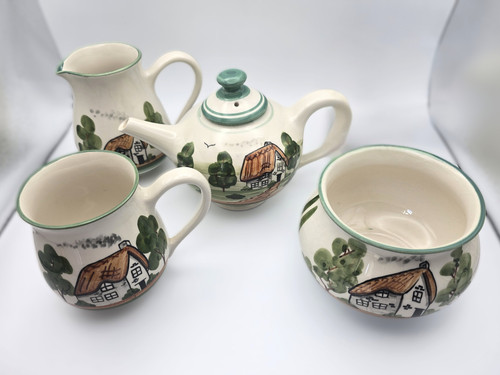 Vintage bovey pottery tea - vintage, set
