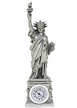 Silver statue liberty - statue,