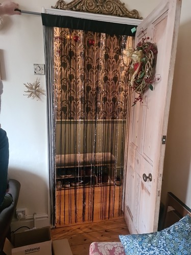 Sequin door curtain - door, doorway