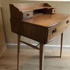 Vintage Mid Century Ercol Model 439 Writing Desk Blue Label - CS A25