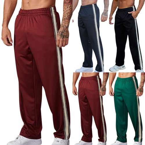 Mens tracksuit bottoms side - mens,