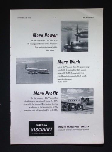 Original 1953 advert - original,