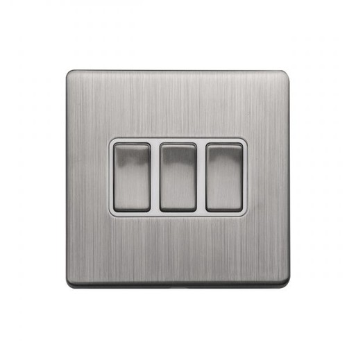 Brushed stainless steel light - brushed,