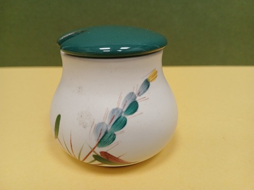Vintage denby lidded salt - denby,