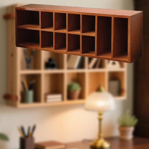 Wooden display shelf vintage - wooden,