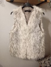 Zara Basic Faux Fur Gilet