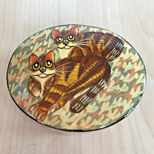 Small Cat Trinket Pot with Lid