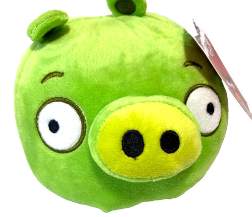 Angry bird plush toy green - plush, pig