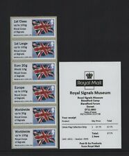FLAG undated ROYAL SIGNALS NOVEMBER 2016 A011 Collector Strip POST GO FV £18.45