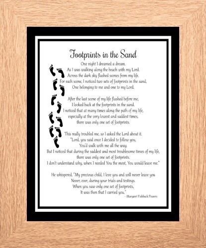 Footprints the sand it - the,