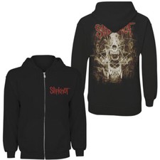 ** Slipknot Skull Teeth Official Zip Zipped HOODY HOODIE **