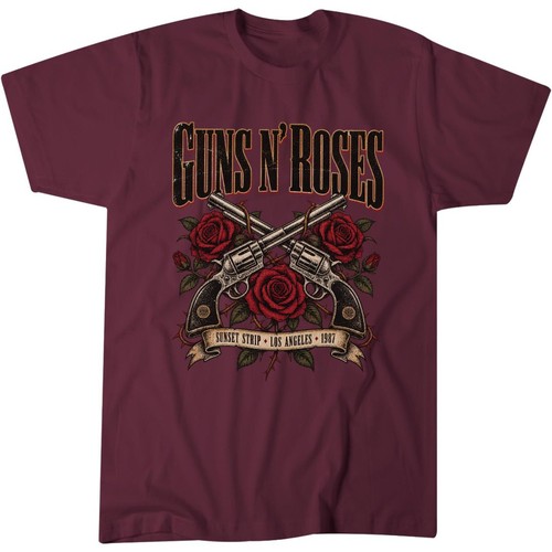 Guns roses sunset - guns,