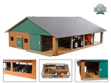 KIDS GLOBE Cattle Shed with Milking Parlour - 1:32 Scale - V050495 - FARM TOY