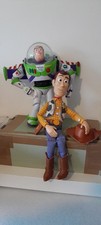 Toy Story Buzz Lightyear and Woody Talk To Each Other Interactive Buddies Retro