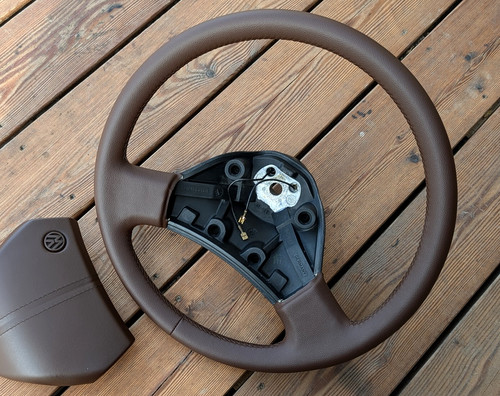 New leather steering - steering, wheel