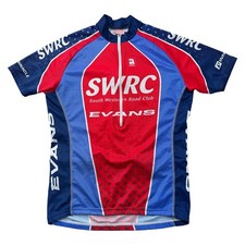 Kalas Cycling Jersey Evans South Western Road Club Blue T-Shirt Mens XL