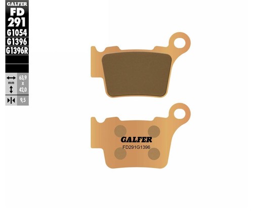 Galfer rear brake pads ducati - brake,