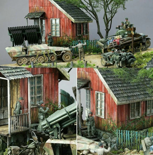 Scale dioramas ruins - scale,