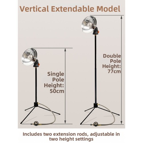 Lightweight gas outdoor heater - lightweight,
