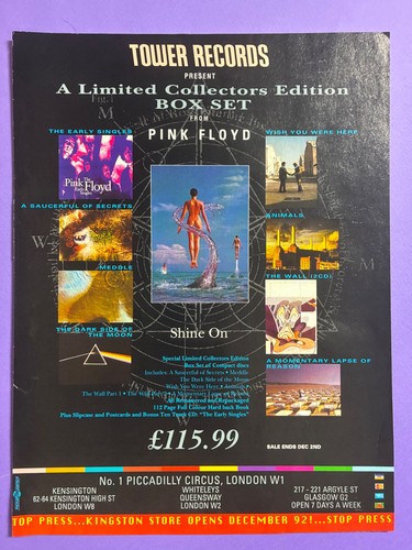 Pink floyd advert shine - pink,