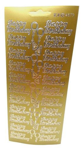 Peel off stickers - , 'happy