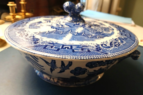 Antique ridgeway england blue - ridgeway,