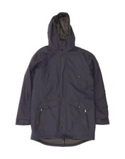O'NEILL Mens Hooded Parka Jacket UK 38 Medium Navy Blue Polyamide DO01