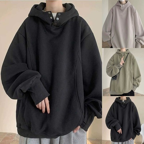 Men hooded sweatshirt casual - sweatshirt,