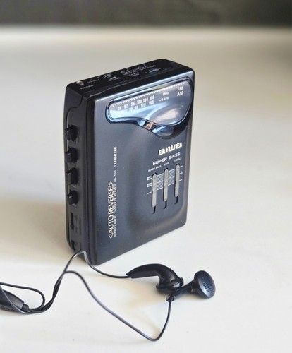 New aiwa walkman t33 radio - new, hs-t33