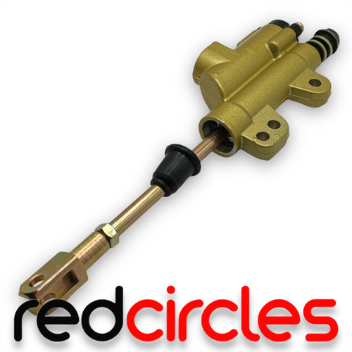 Gold rear pit bike - gold,