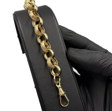 9ct Gold on Silver Belcher