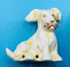 Vintage Miniature Terrier Dog Made in Germany-Porcelain Dog Figurine - Goebel?