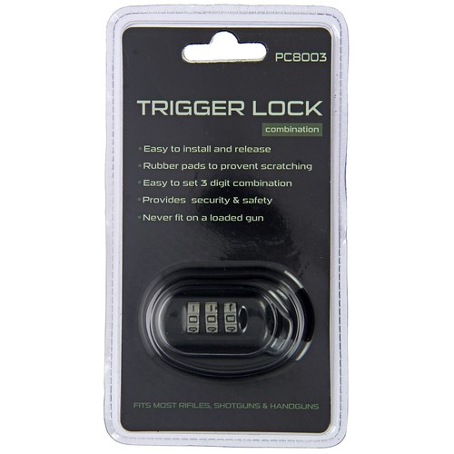 Gun trigger safety lock with - gun,