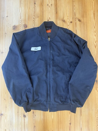 Cintas navy quilted lined zip - cintas,