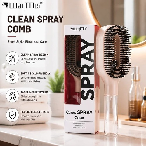 Hair brush with water - hair,
