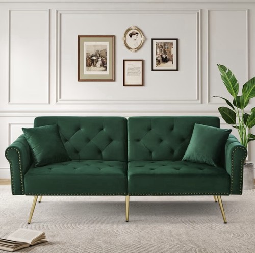 Seater fabric sofa bed - seater,