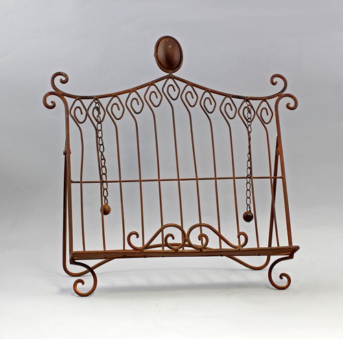 Music note stand metal table - note,